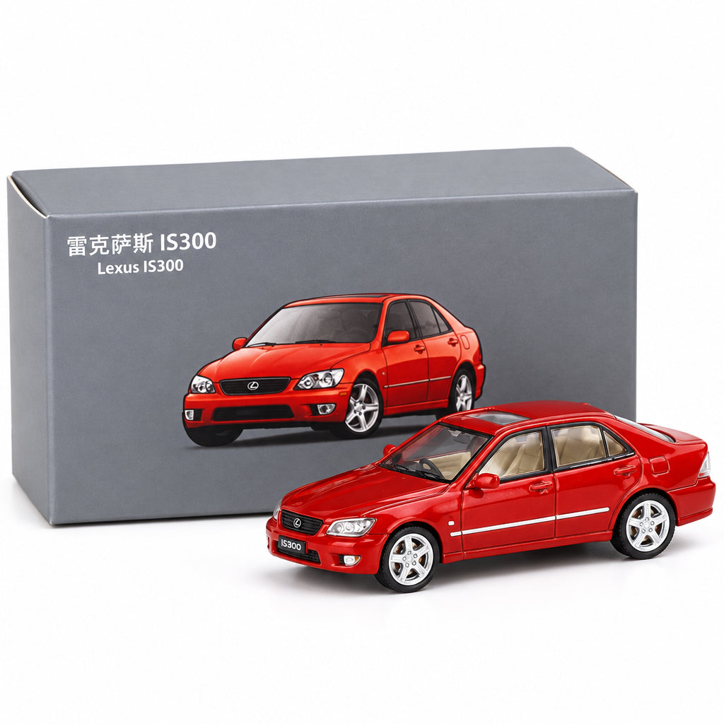 JKM Lexus IS300 Red | Die-Cast Collectible