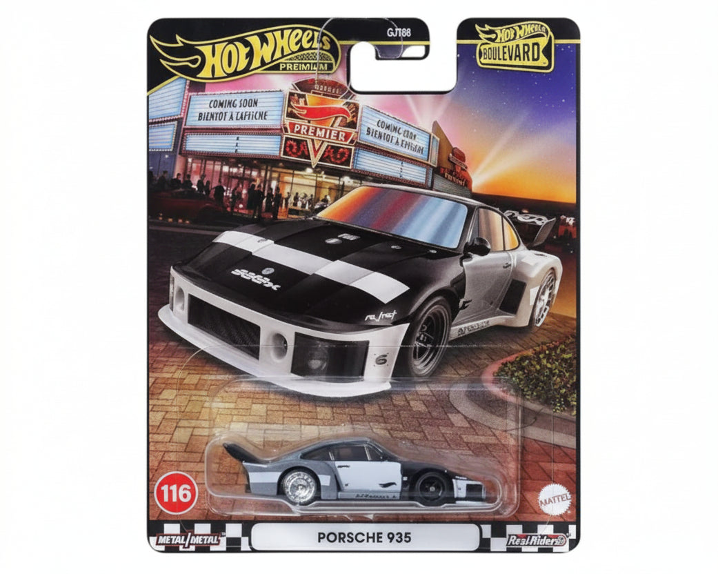 Hot Wheels Premium Boulevard Porsche 935 | 1:64 Scale Die-Cast Collectible