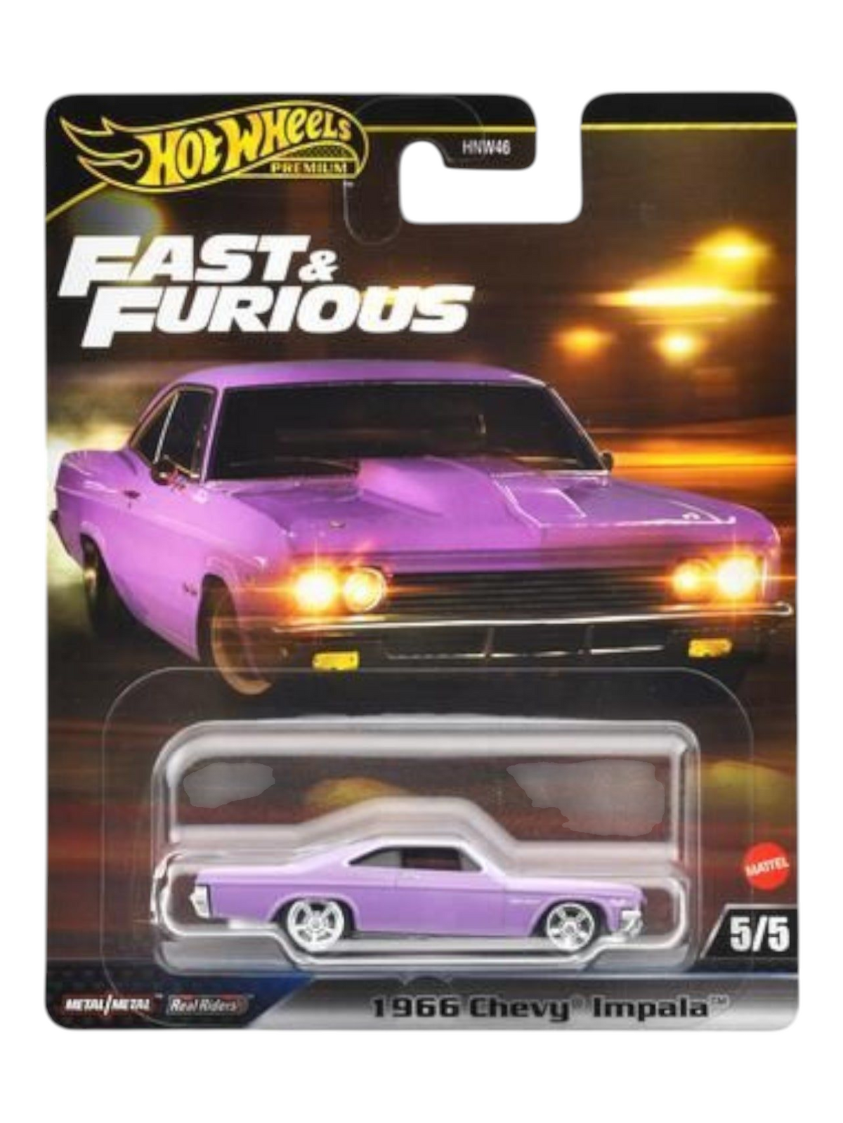 HOTWHEELS PREMIUM FAST AND FURIOUS 1966 CHEVY IMPALA