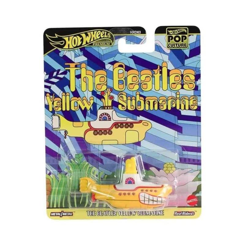 Hot Wheels Premium 1:64 — The Beatles Yellow Submarine | Official Collaboration | Die-Cast Collectible