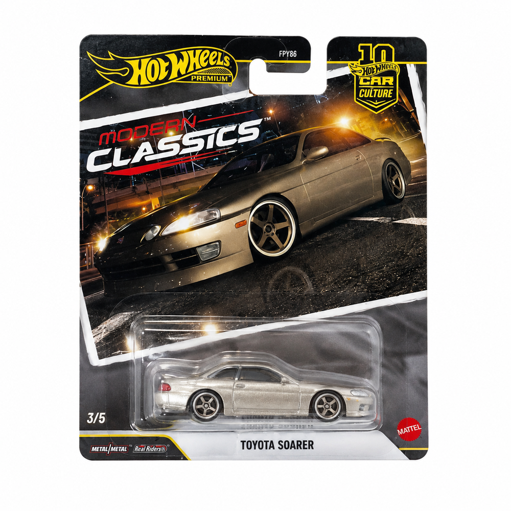 HOTWHEELS PREMIUM 10TH ANNIVERSARY CAR CULTURE MODERN CLASSICS TOYOTA SOARER