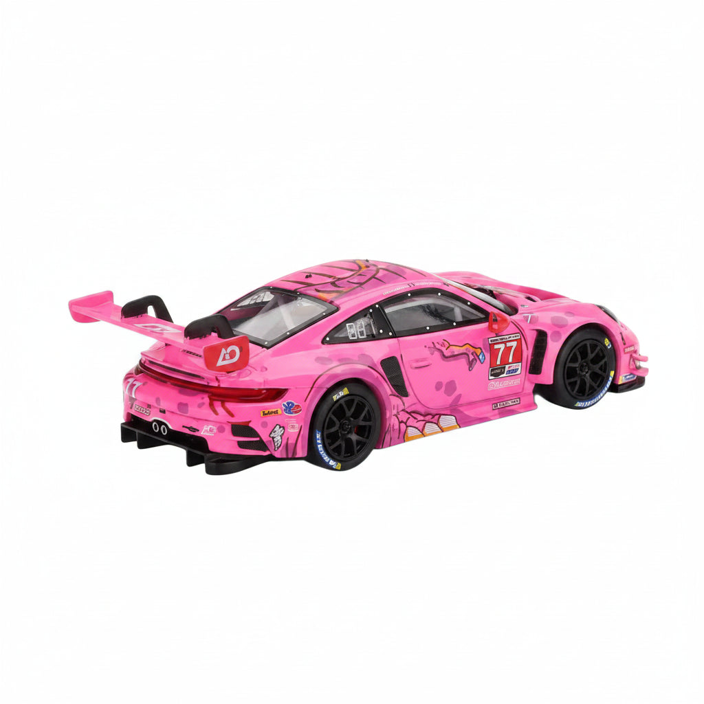 Mini GT 1:64 Porsche 911 GT3 R #77 AO Racing Roxy 2024 IMSA Road America | #1052 | Die-Cast Collectible