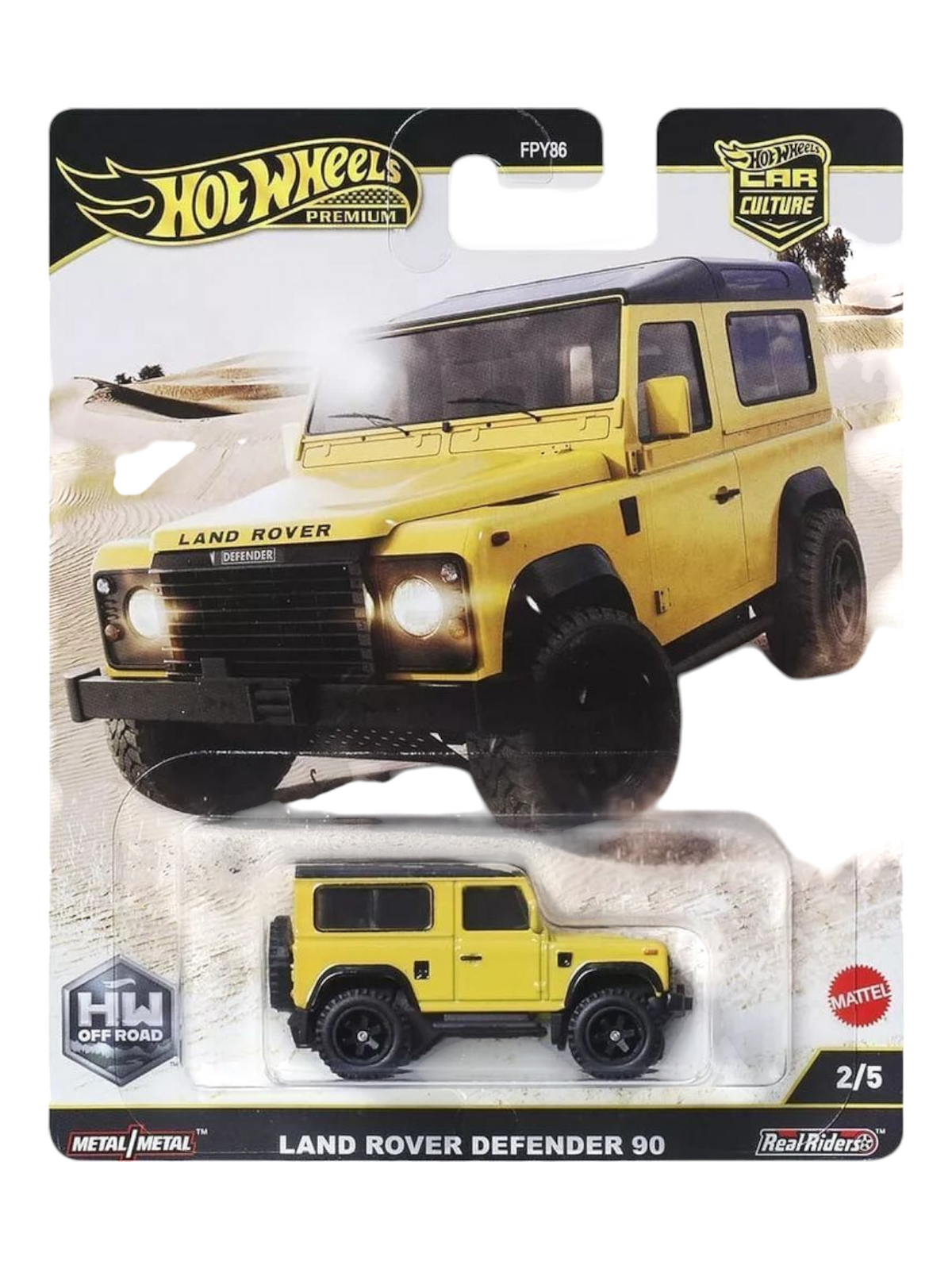 HOTWHEELS PREMIUM CAR CULTURE LAND ROVER DEFENDER 90