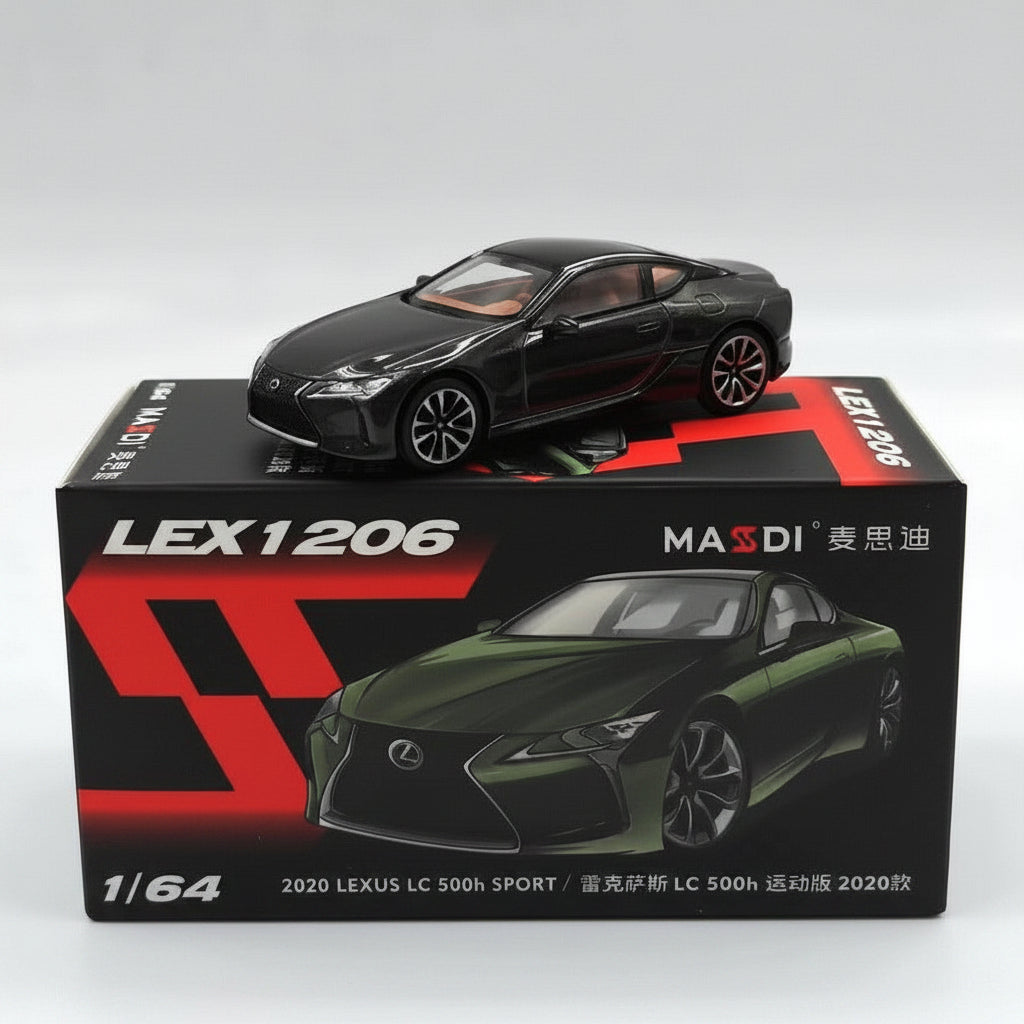 Masdi 1:64 — Lexus LC 500 (2020) | Green | Die-Cast Collectible