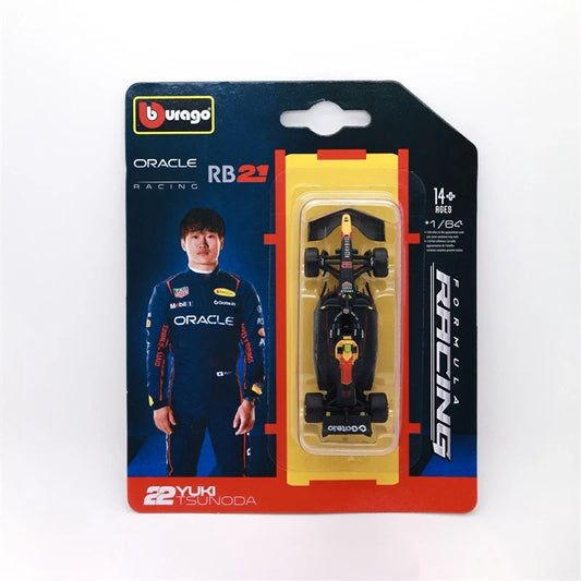 Bburago 1:64 Red Bull Racing RB21 #22 Yuki Tsunoda – Official F1 Diecast Model Car