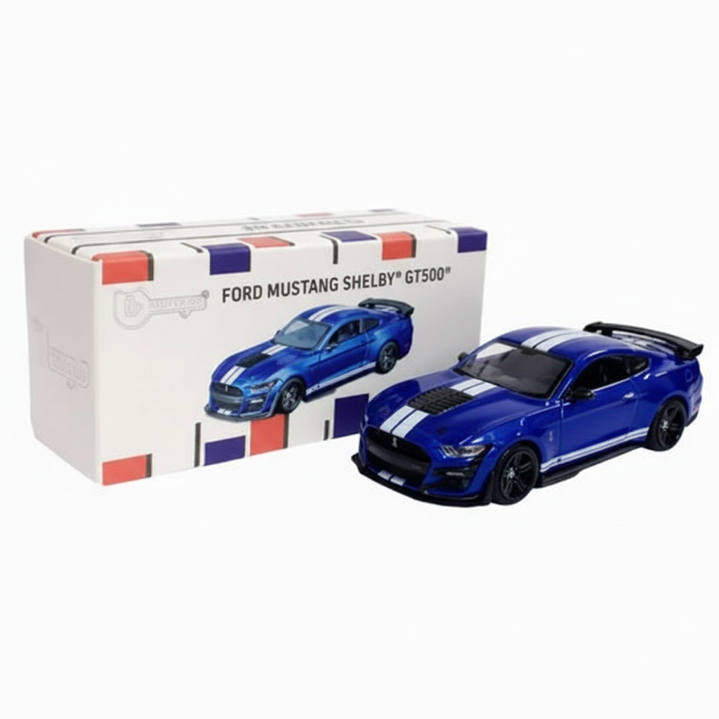 Bburago - 2020 Mustang Shelby GT500 (BLUE) 1:64