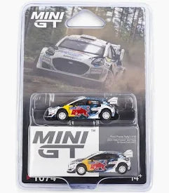 Mini GT 1:64 Ford Puma Rally1 #16 M-Sport Ford WRT | 3rd Place 2024 Rally Finland | #1074 | Blister Pack | Die-Cast Collectible