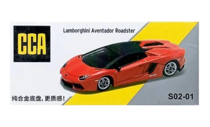 CCA - Lamborghini Aventador Roadster (Red) 1:64 Die-cast