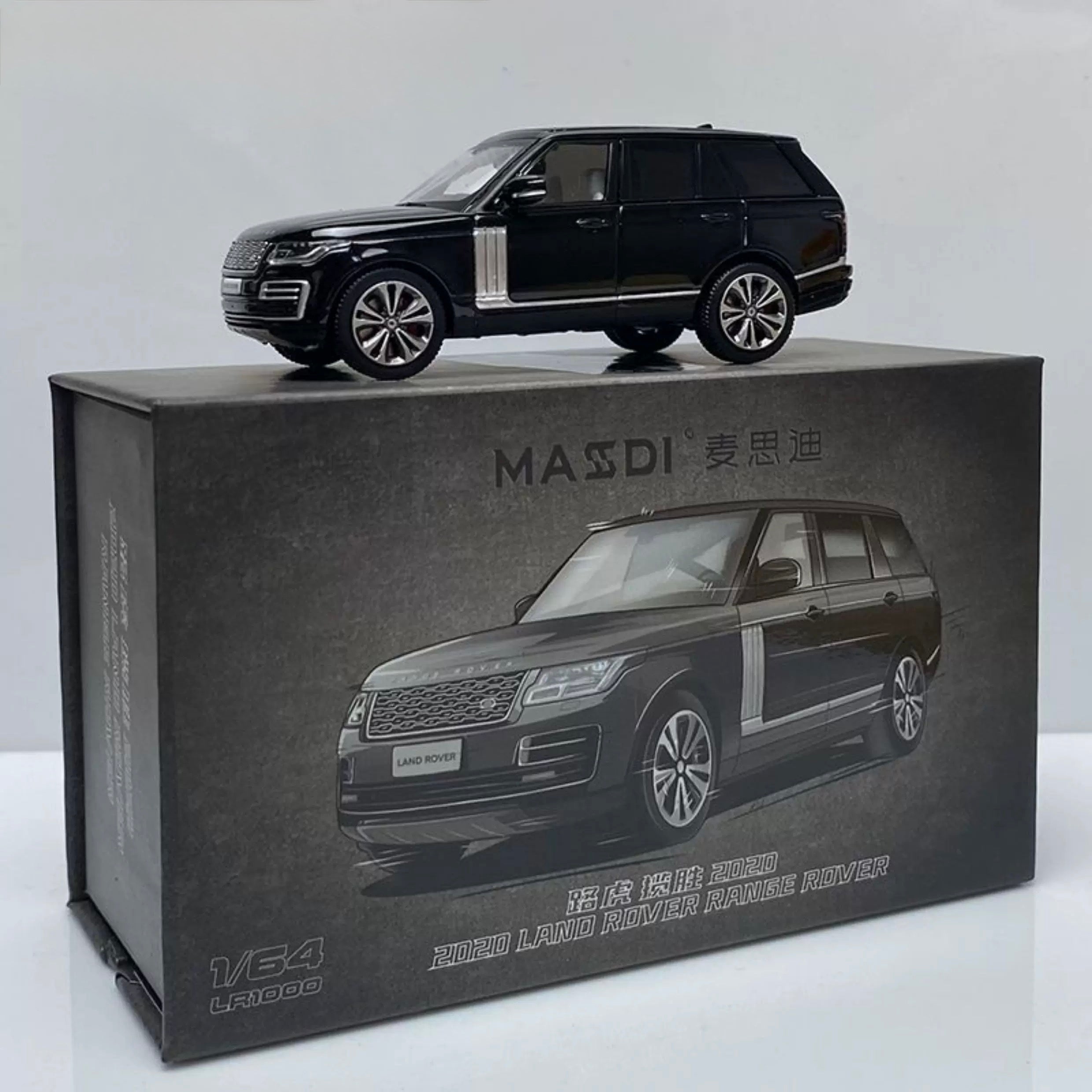 MASDI 1:64 2020 Land Rover Range Rover | Black | LR1004 | Die-Cast Collectible
